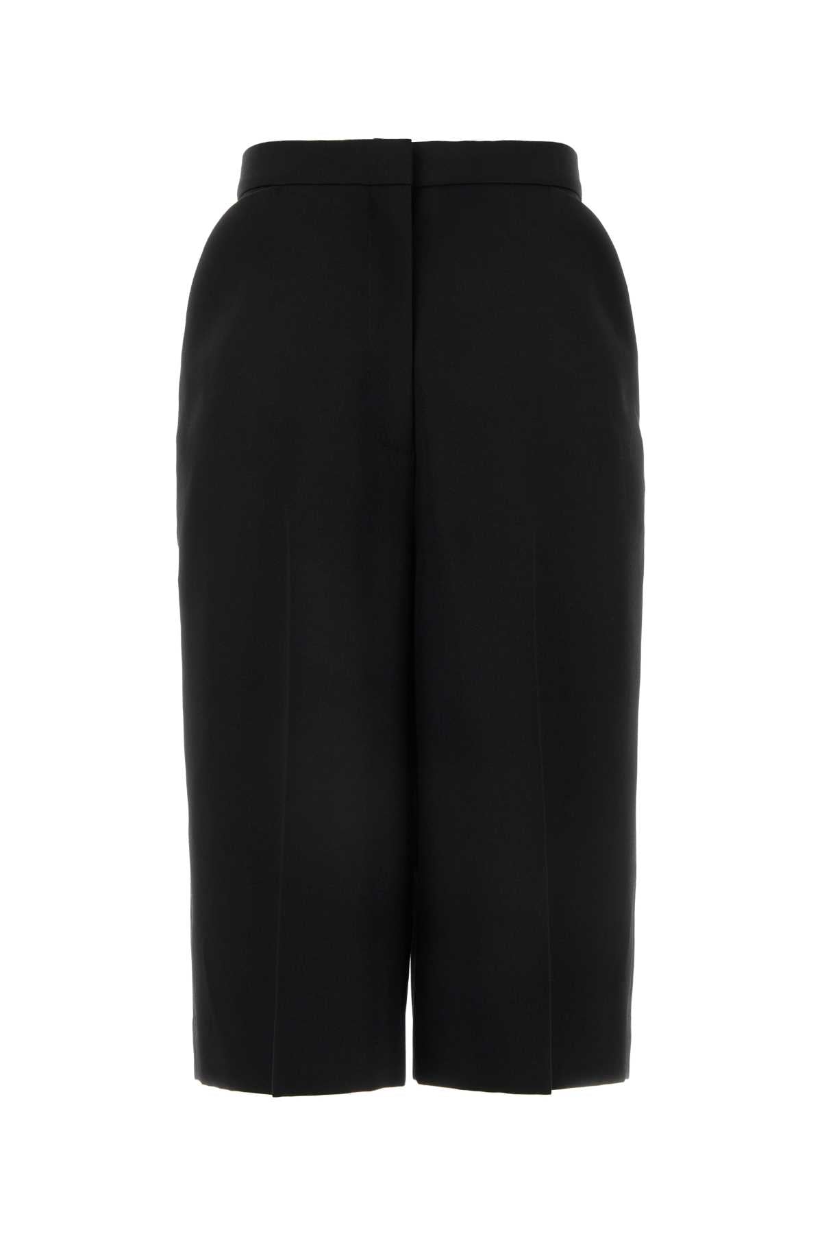 Pocket Bermuda Shorts — Black