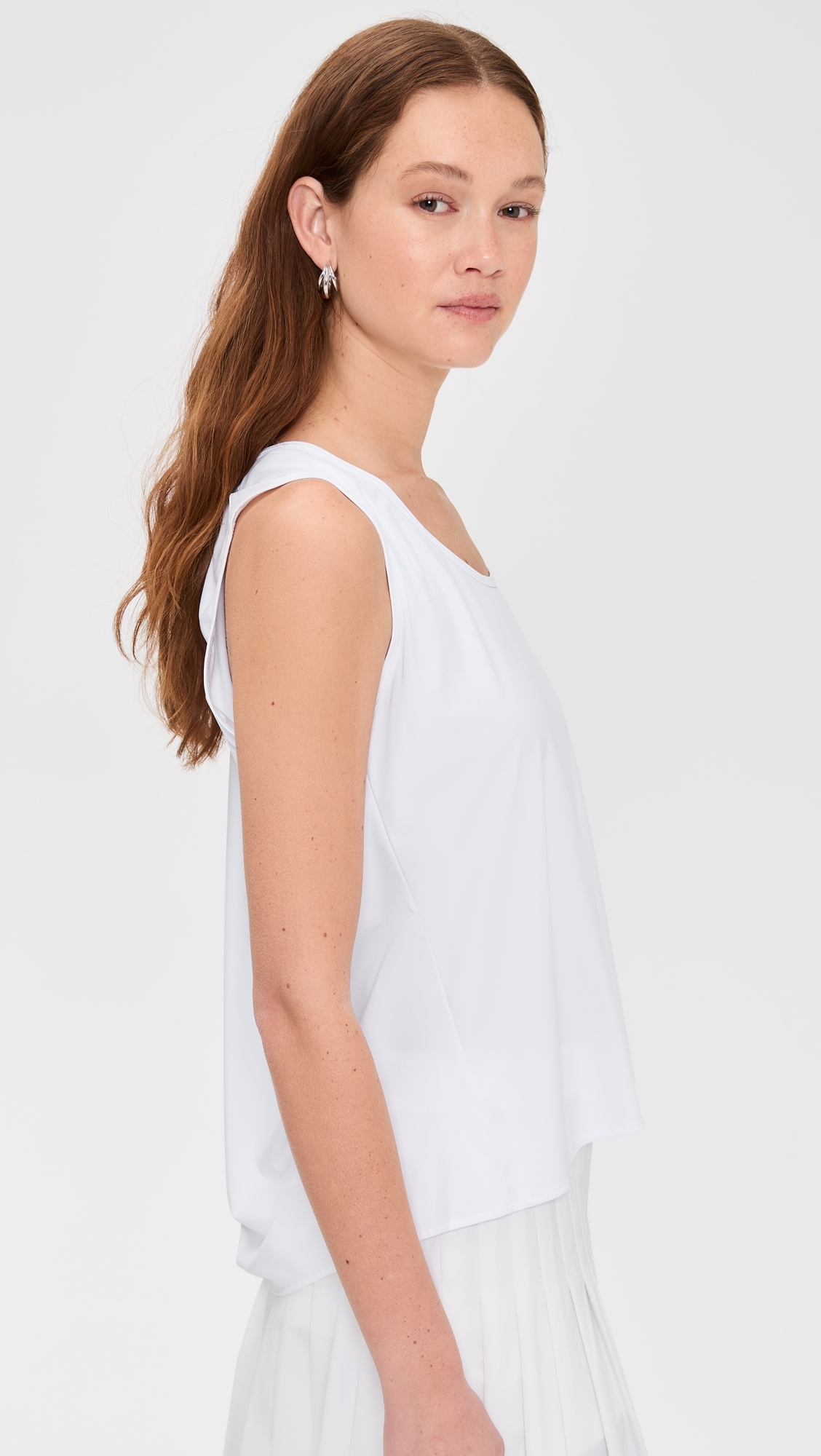 Eugenia Kim LOVE Venus Ruched Back Top Optic White