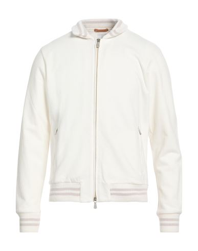 Platinum Man Sweatshirt Off white Size S Cotton, Cashmere