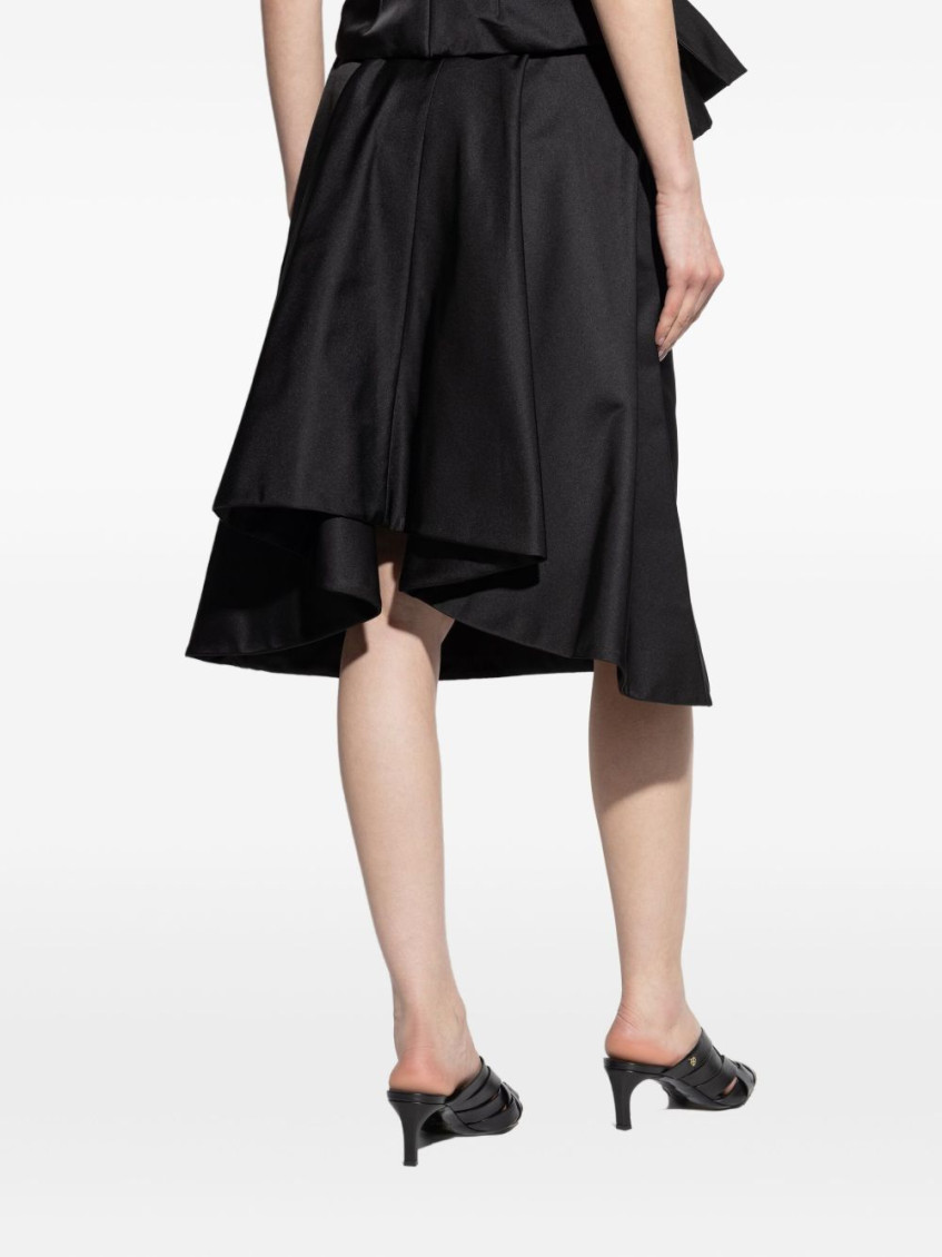 Black Silk Skirt