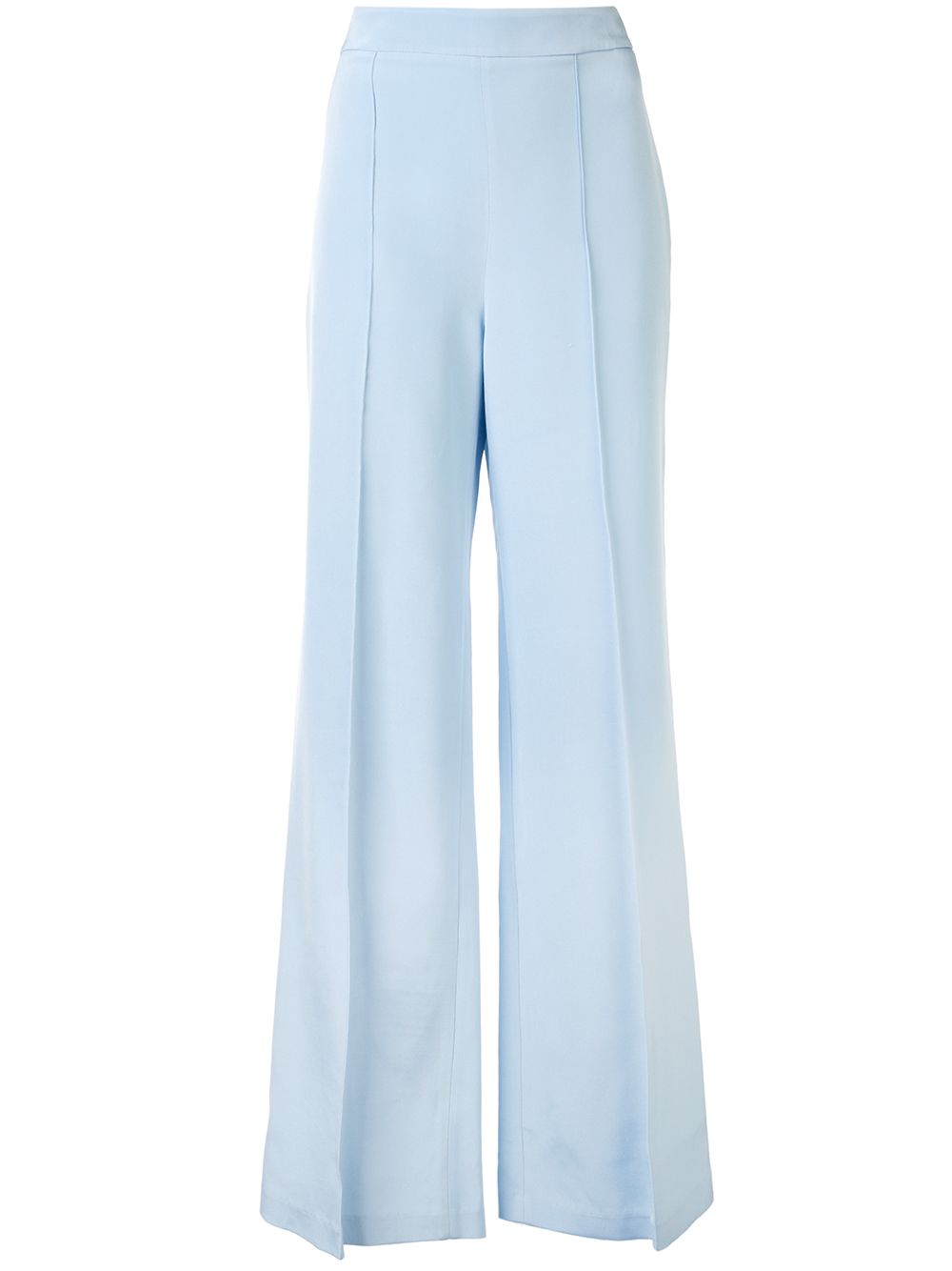 Peacock flared trousers - Blue