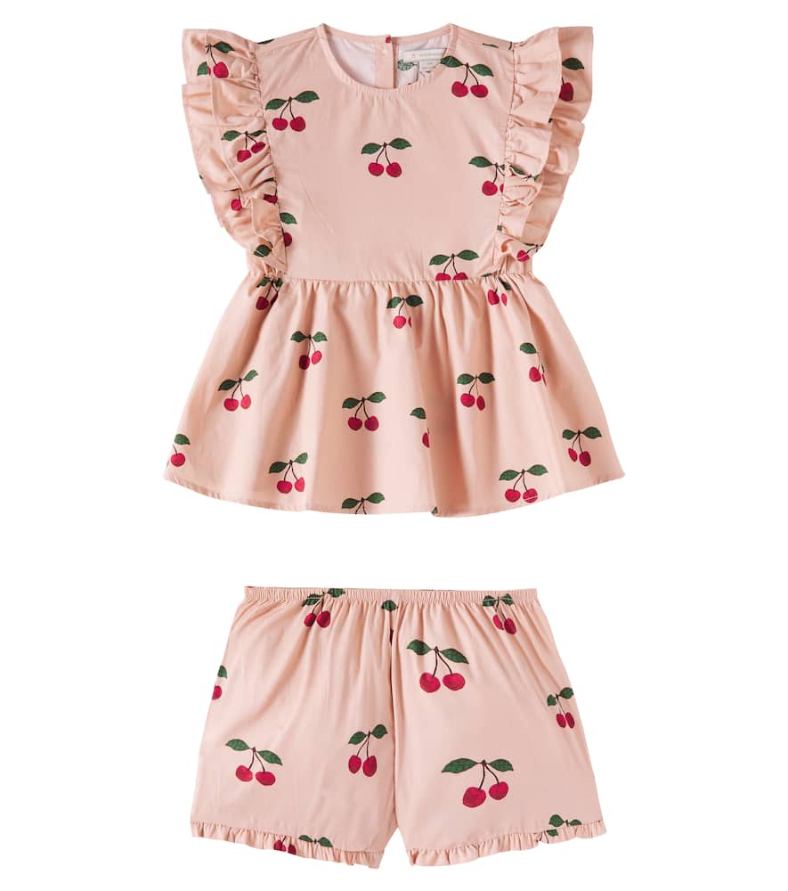 Konges Sløjd Verbena printed cotton top and shorts set