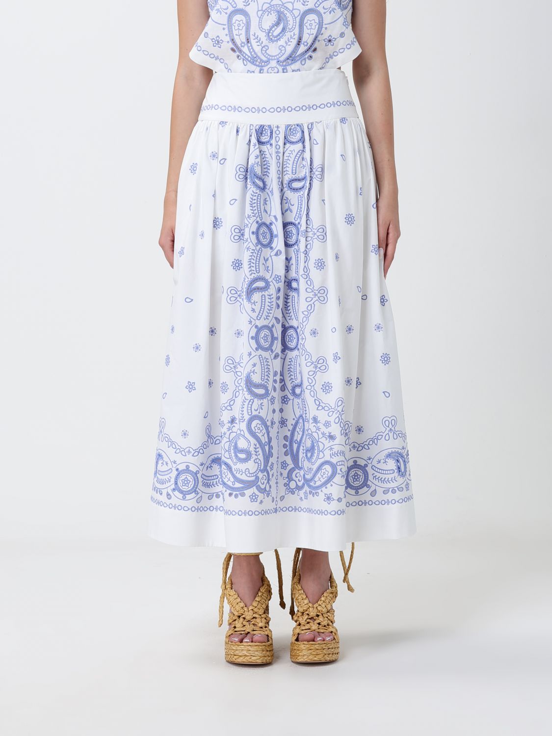 Skirt Woman color White