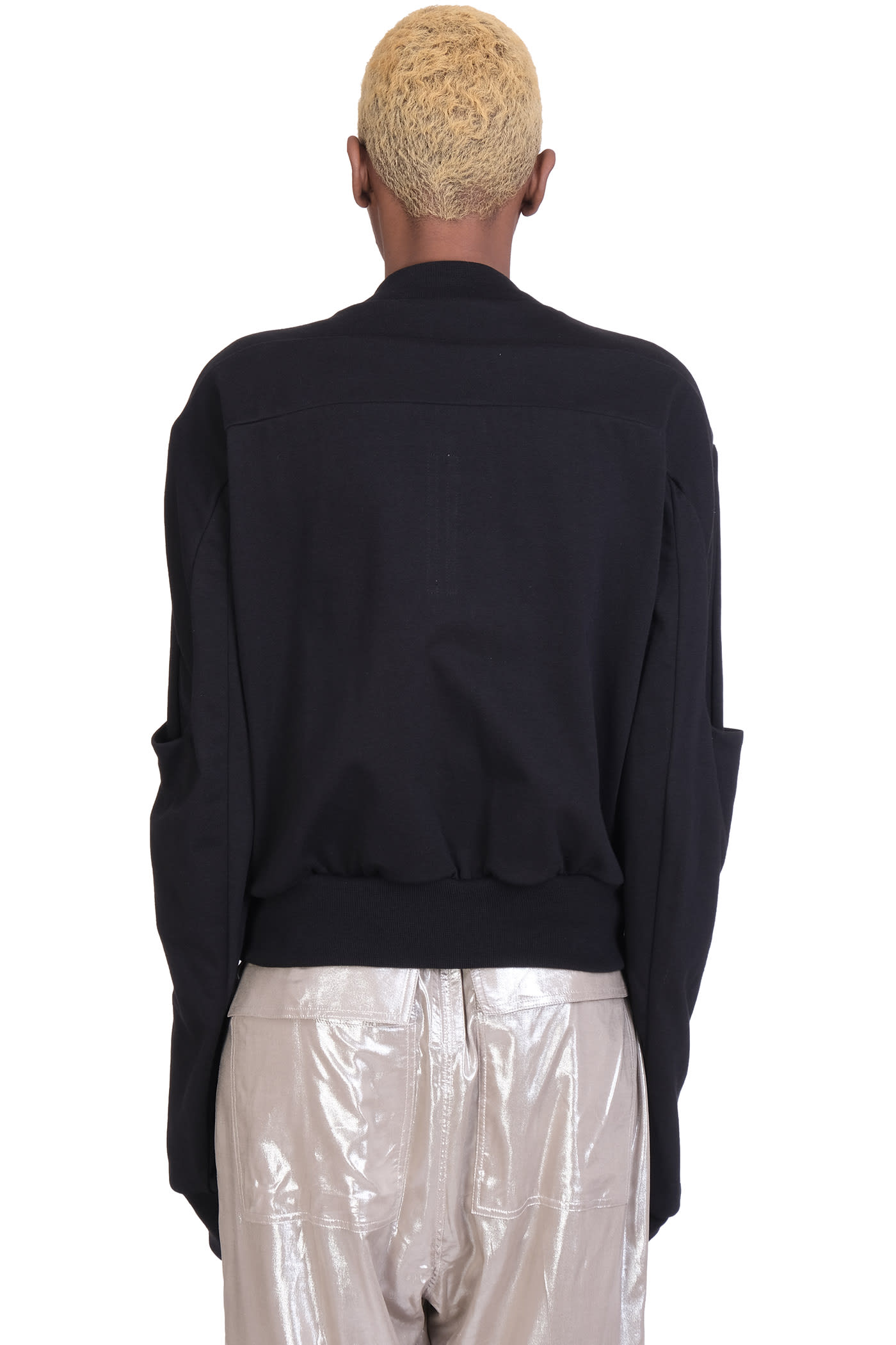 Bomber In Black Leather
