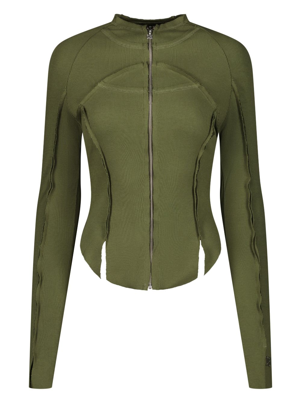 Ribbed blouse - Green