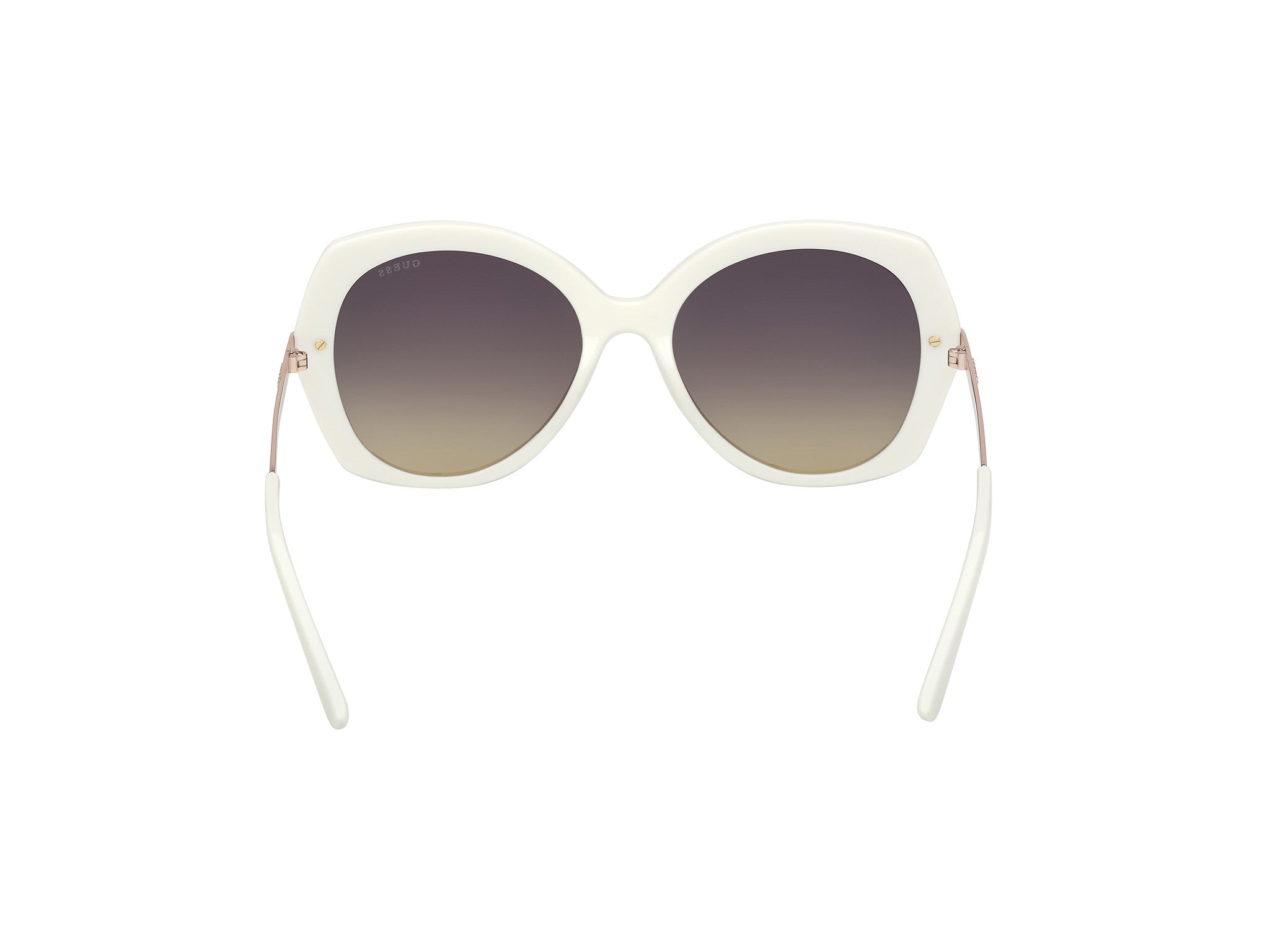 Guess Mujer Guess GU00215 21B Gafas de sol Inyectado Marfil Fumar Redonda Norma