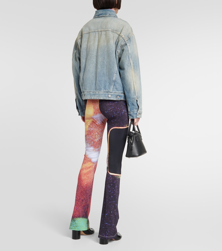 Padded denim jacket