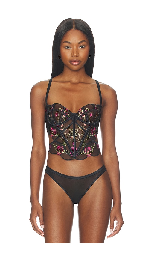 Thistle and Spire Love Bustier Top in Black. - M also in L
