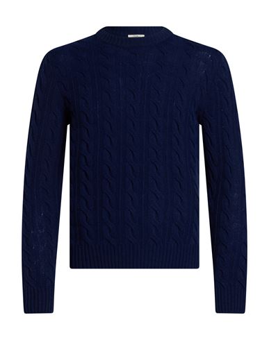 Man Sweater Navy Size 36 Wool, Polyamide