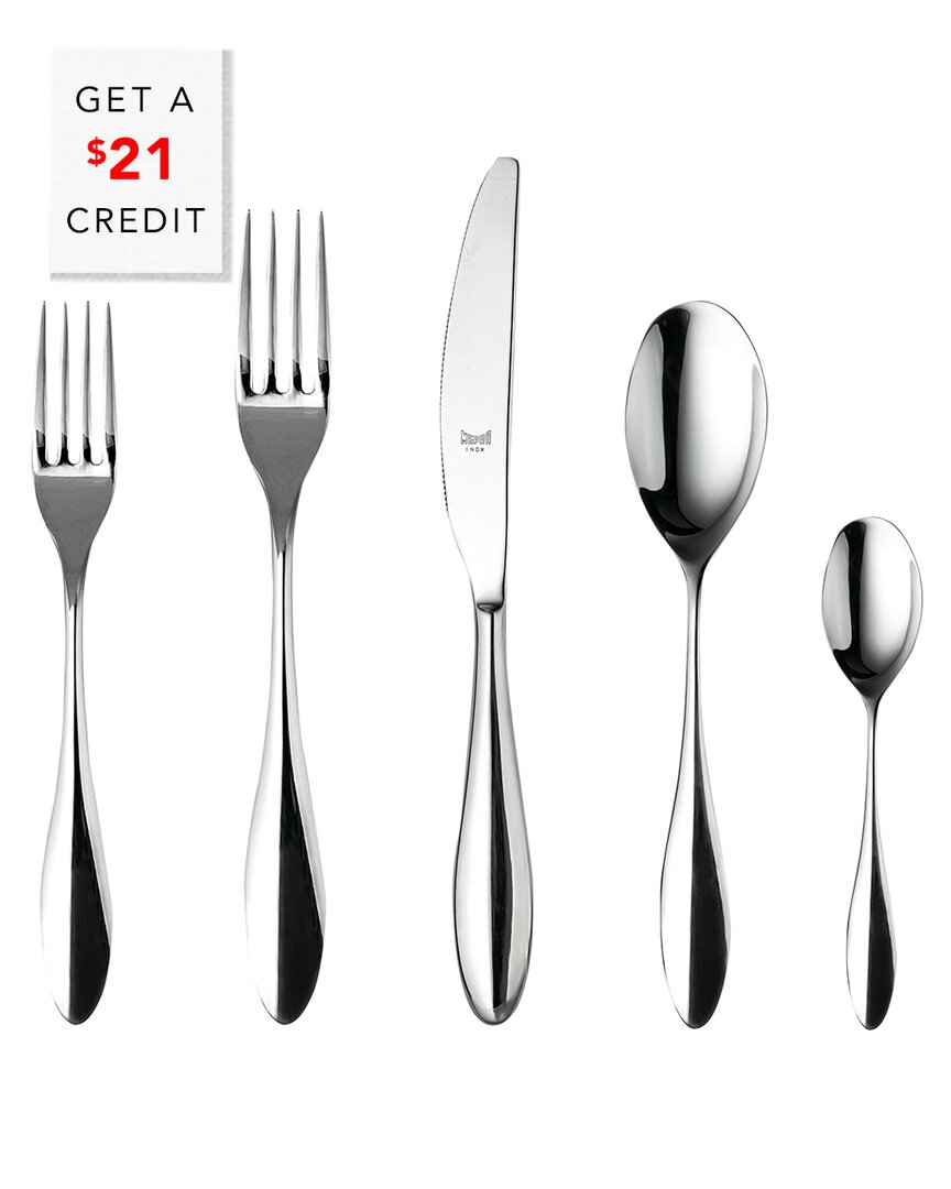 20Pc Flatware Set With $21 Credit
