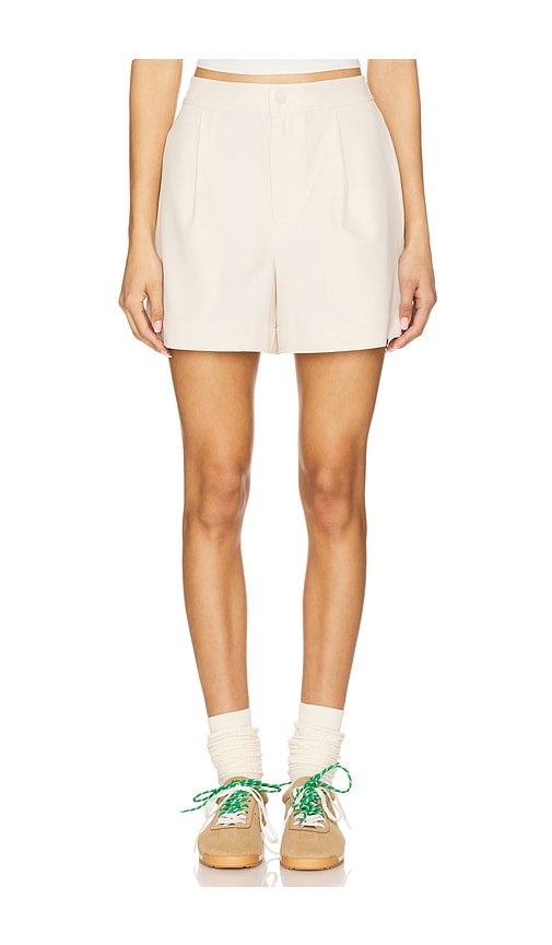 Varley Mariya Easy Pleat Short in Cream.  XL. Also in L