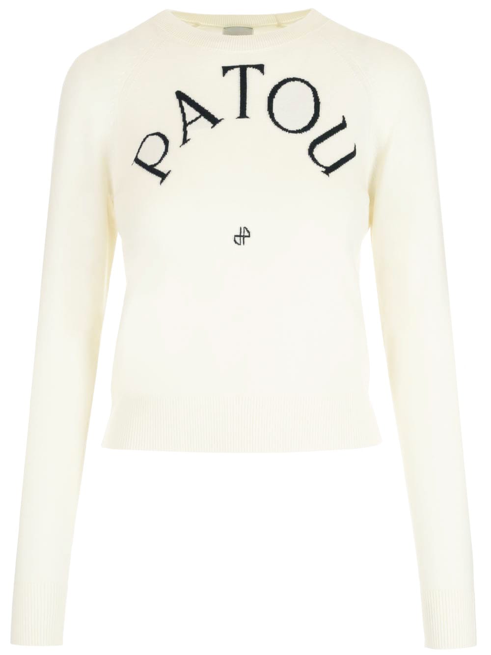 Logo-print jumper - White