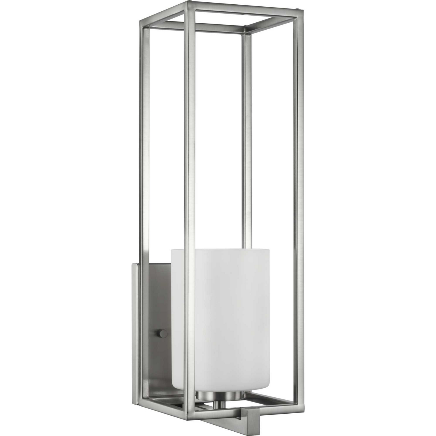 Brushed Nickel One Light Wall Bracket from the Chadwick Collection