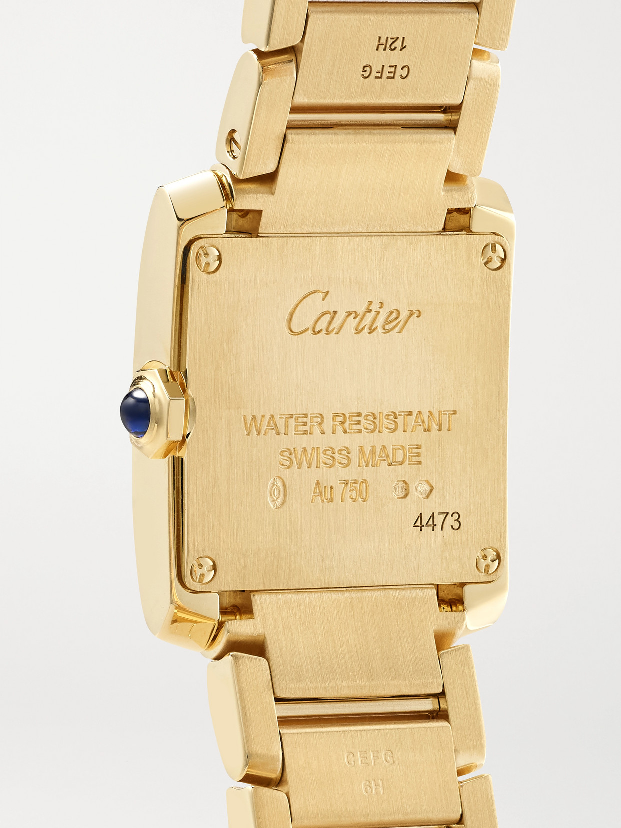 Tank Française 21.2mm Small 18-karat Gold Watch - One size