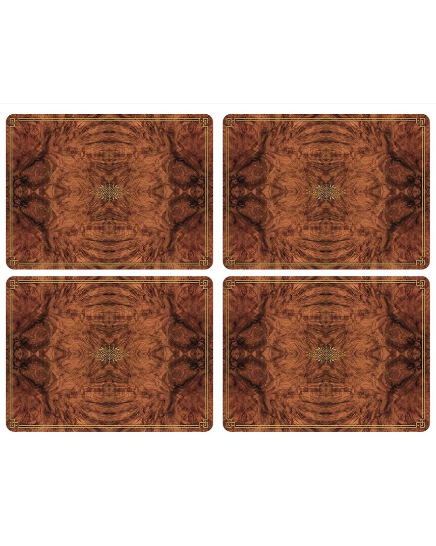 Pimpernel Walnut Burlap Placemats Set of 4