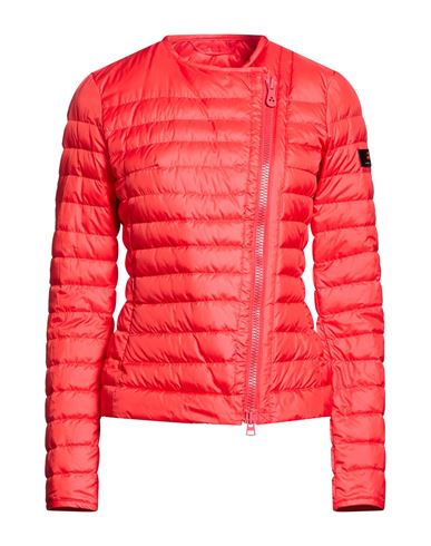 Woman Puffer Red Size 10 Polyester