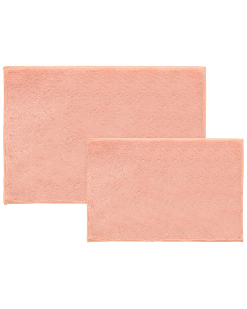 2pc Plush Bath Mat Set