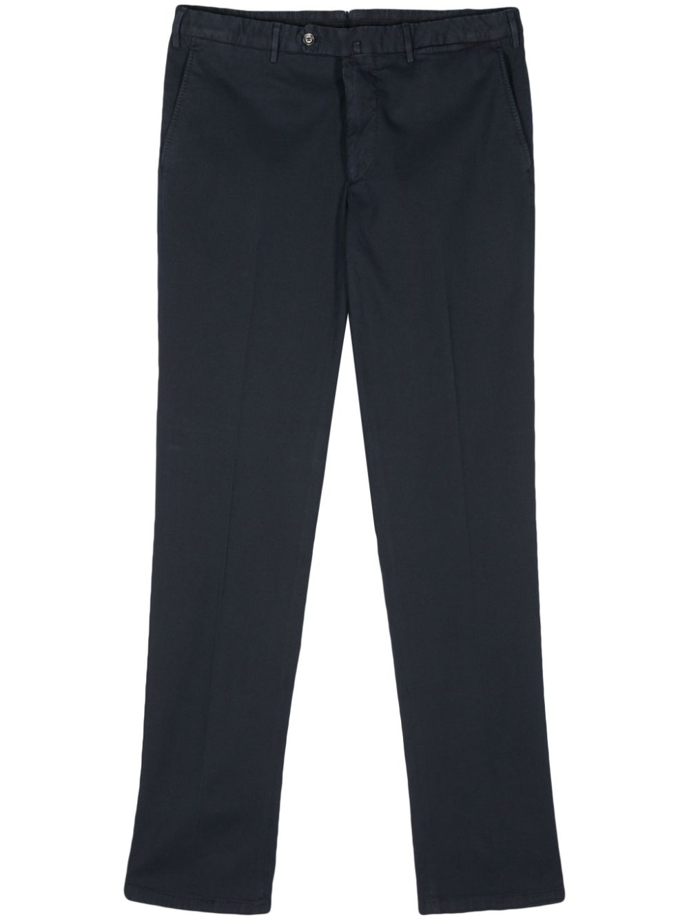 Honeycomb tapered cotton chinos - Blue