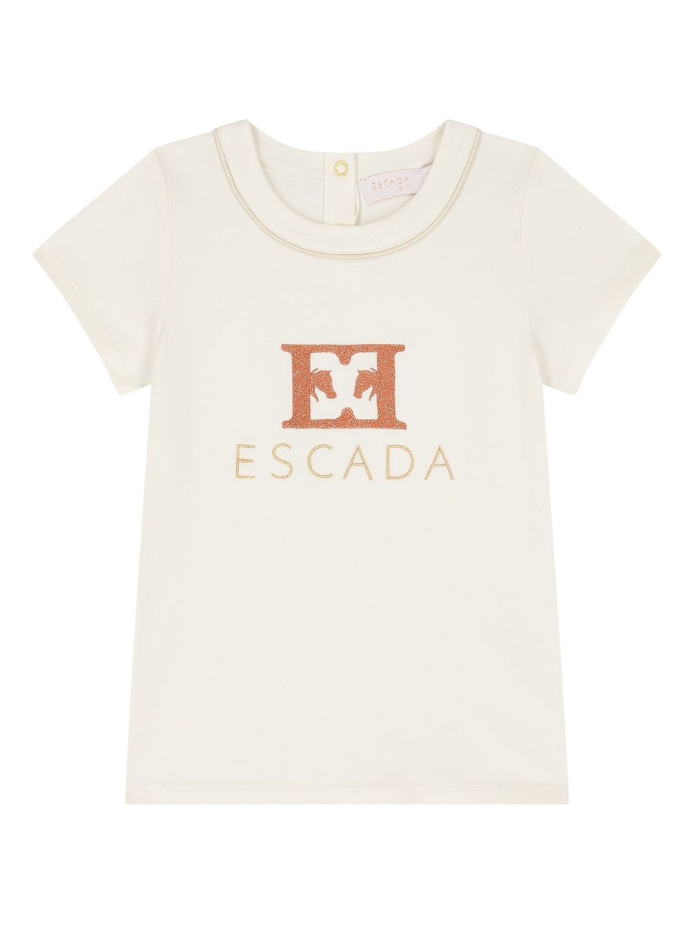Logo-embroidered T-shirt - White
