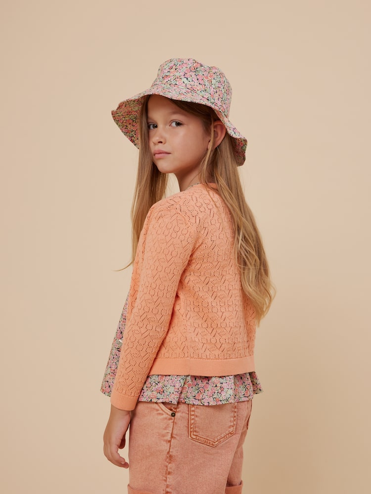 Bonpoint Cherry cotton cardigan