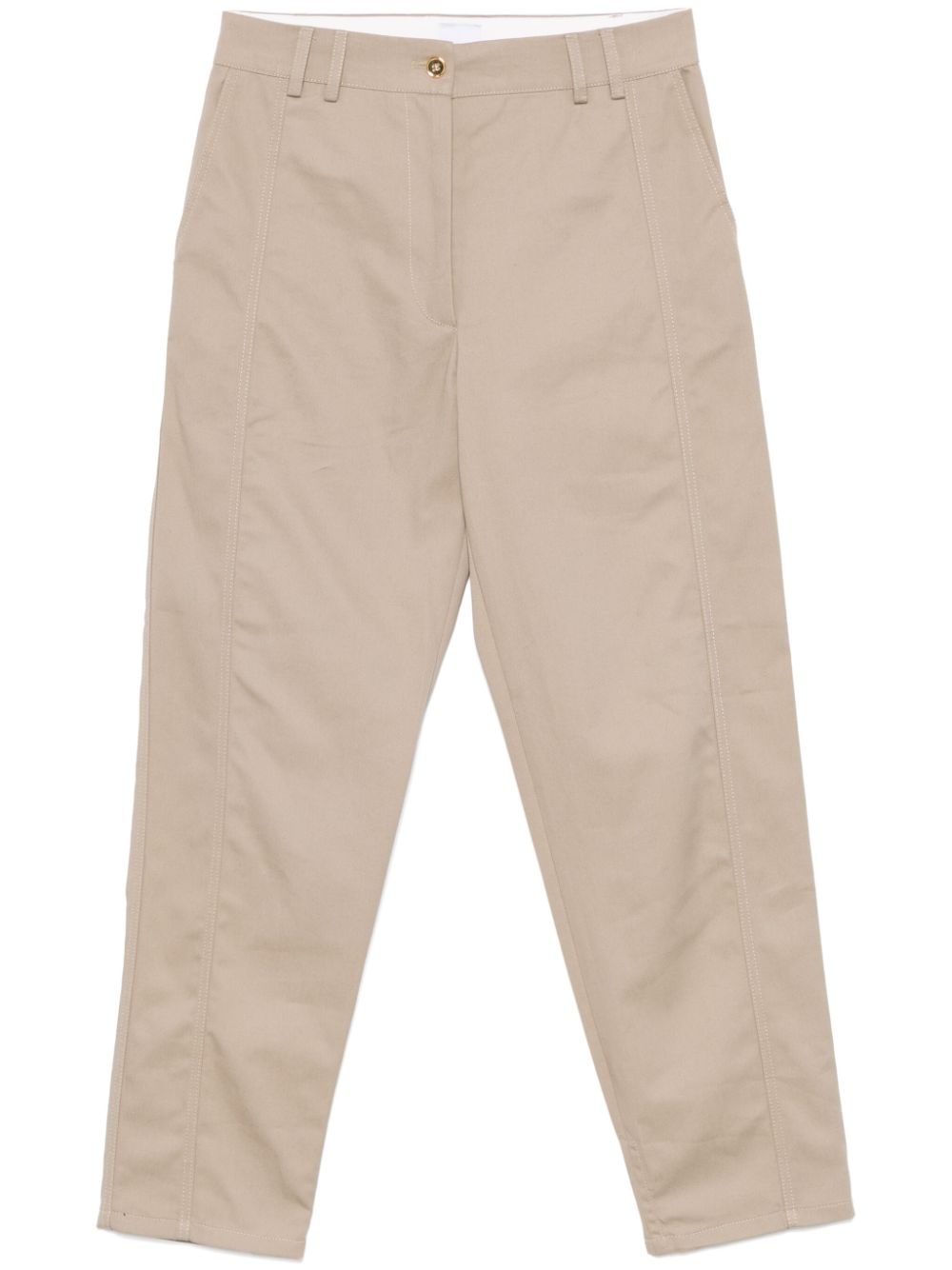 Cotton trousers - Neutrals