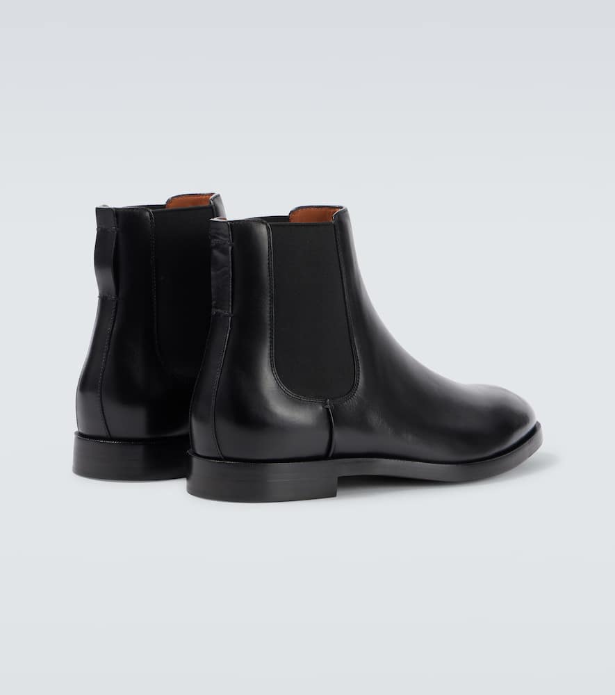 Zegna Leather Chelsea boots
