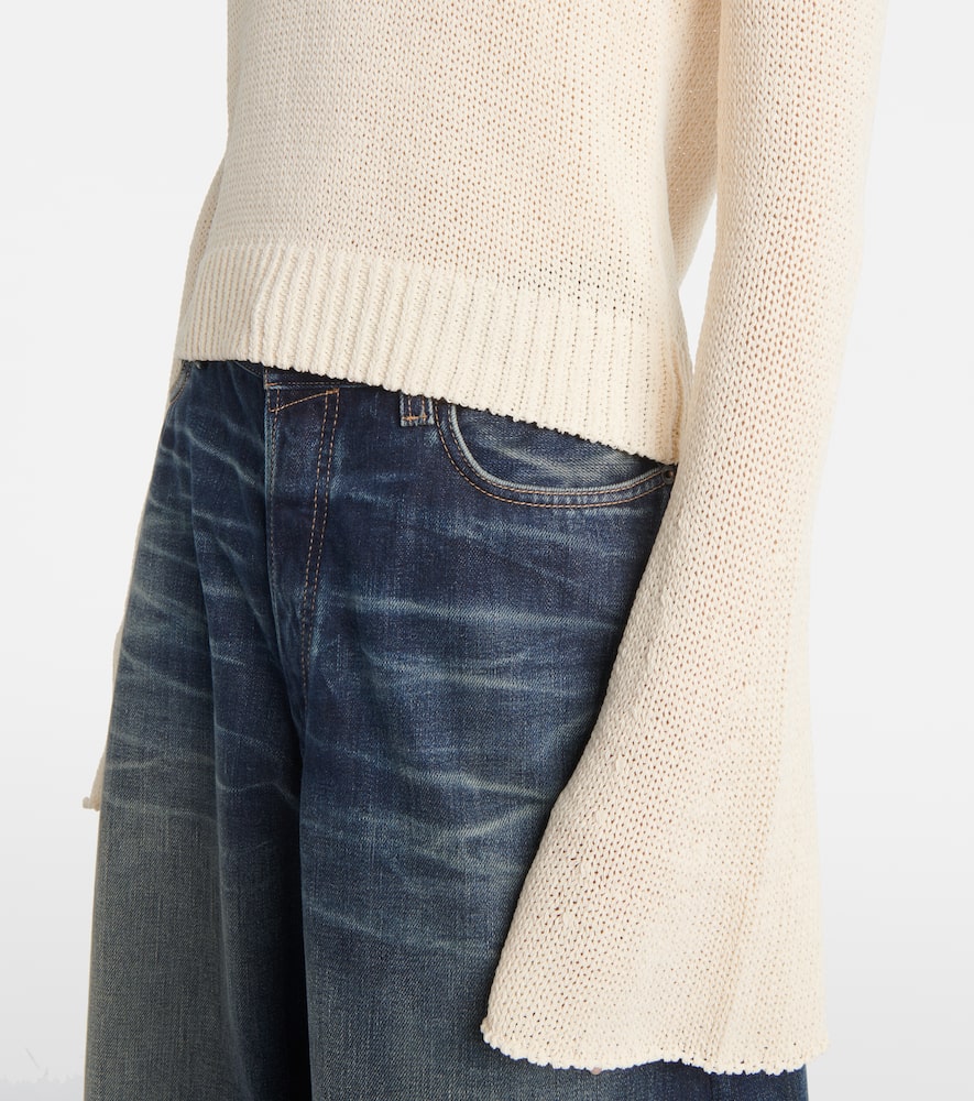 Aya Muse Sei cotton-blend top