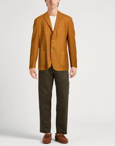 L. b.m. 1911 Man Blazer Mandarin Size 50 Wool, Silk, Cashmere