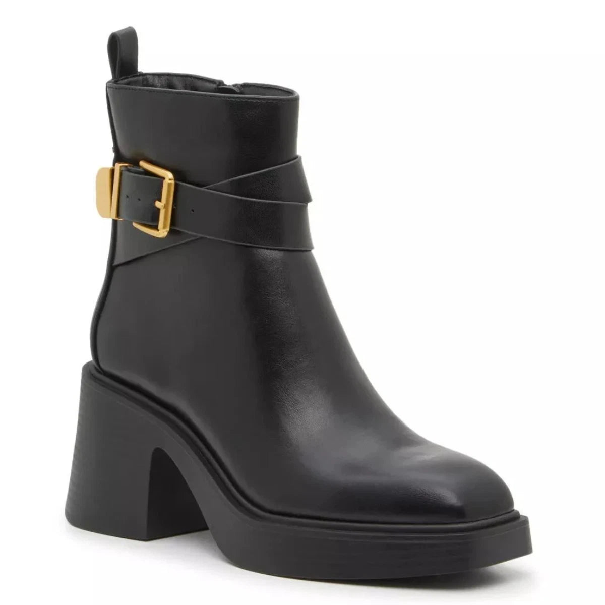 Amie Boots Women's Black Block heel Ankle Bootie Hawk2961