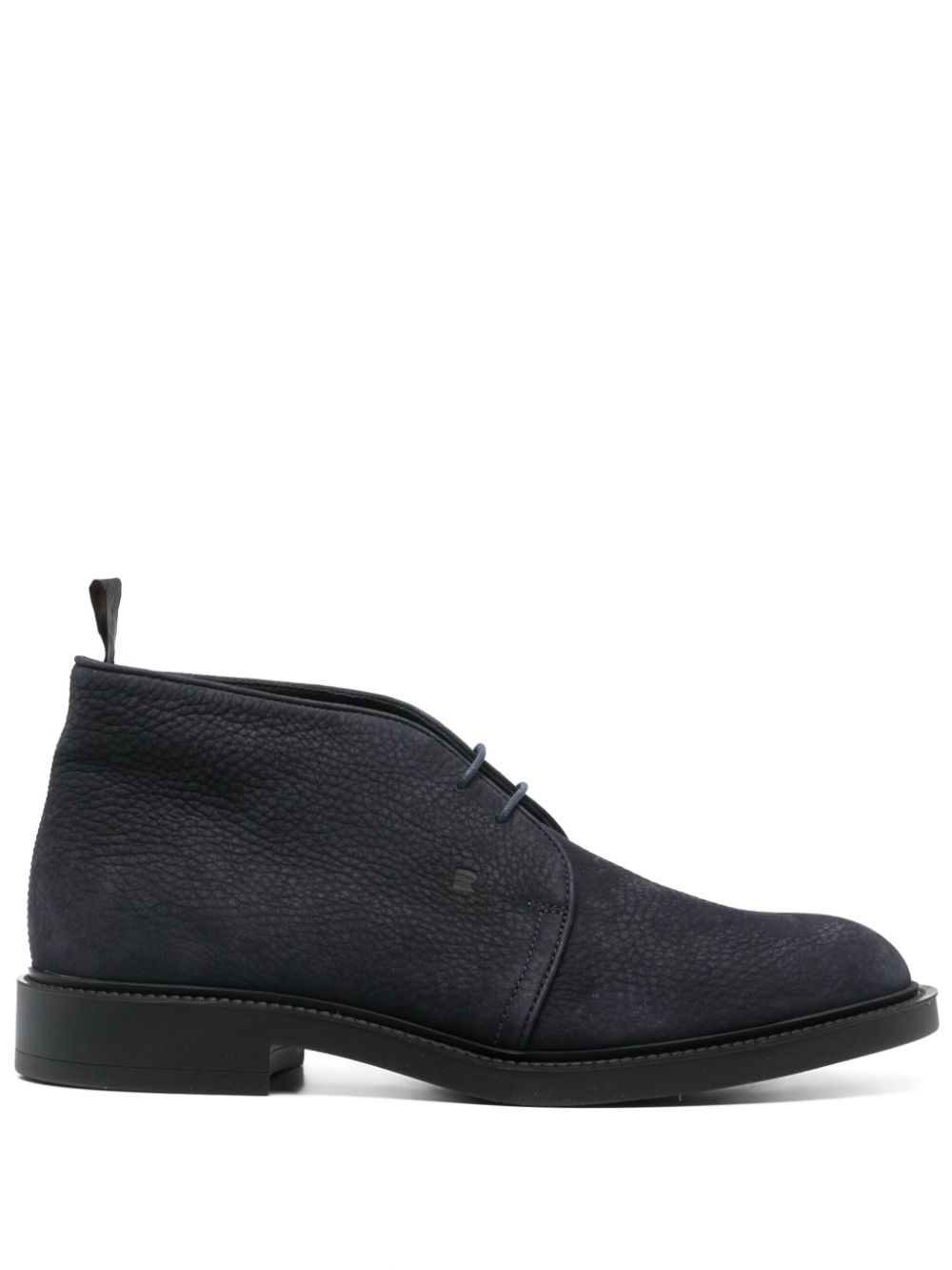 Leather ankle boots - Black