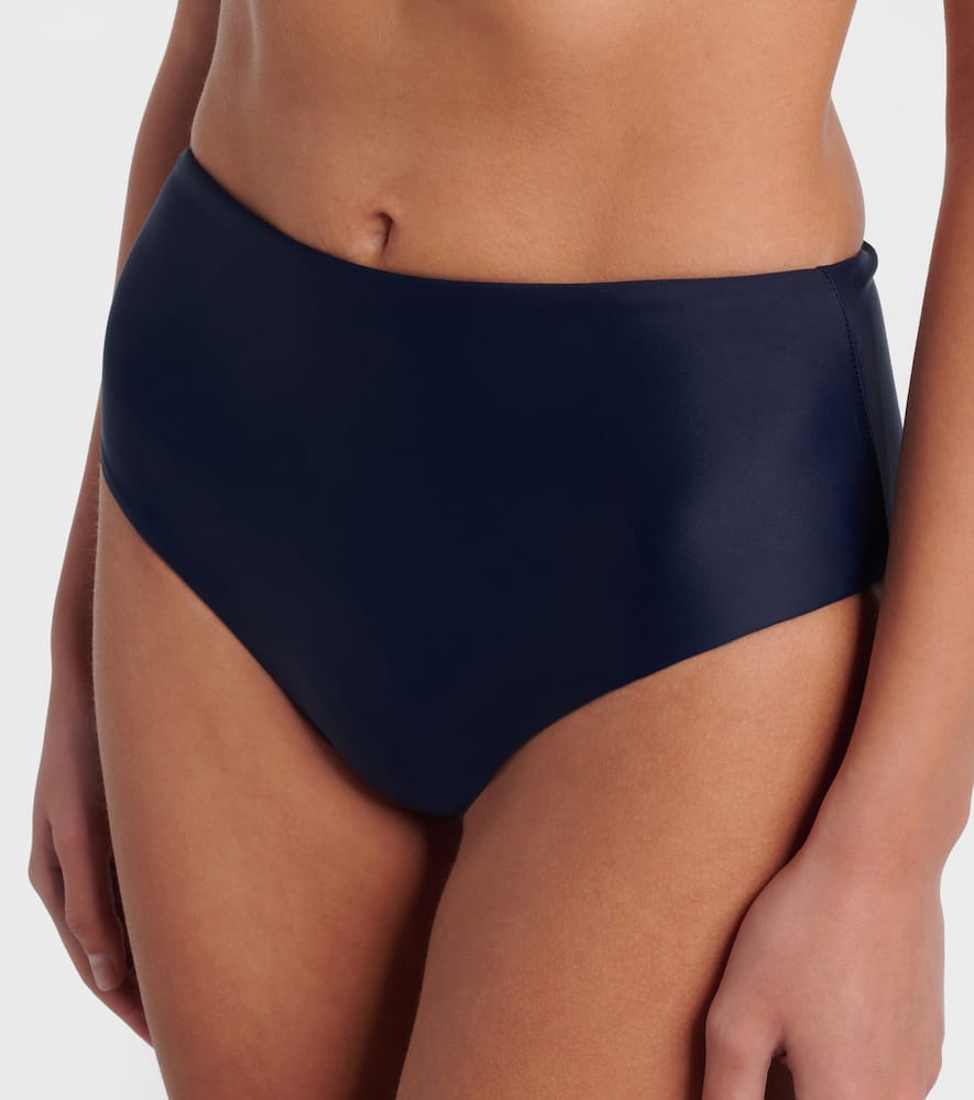 Bound high-rise bikini bottoms
