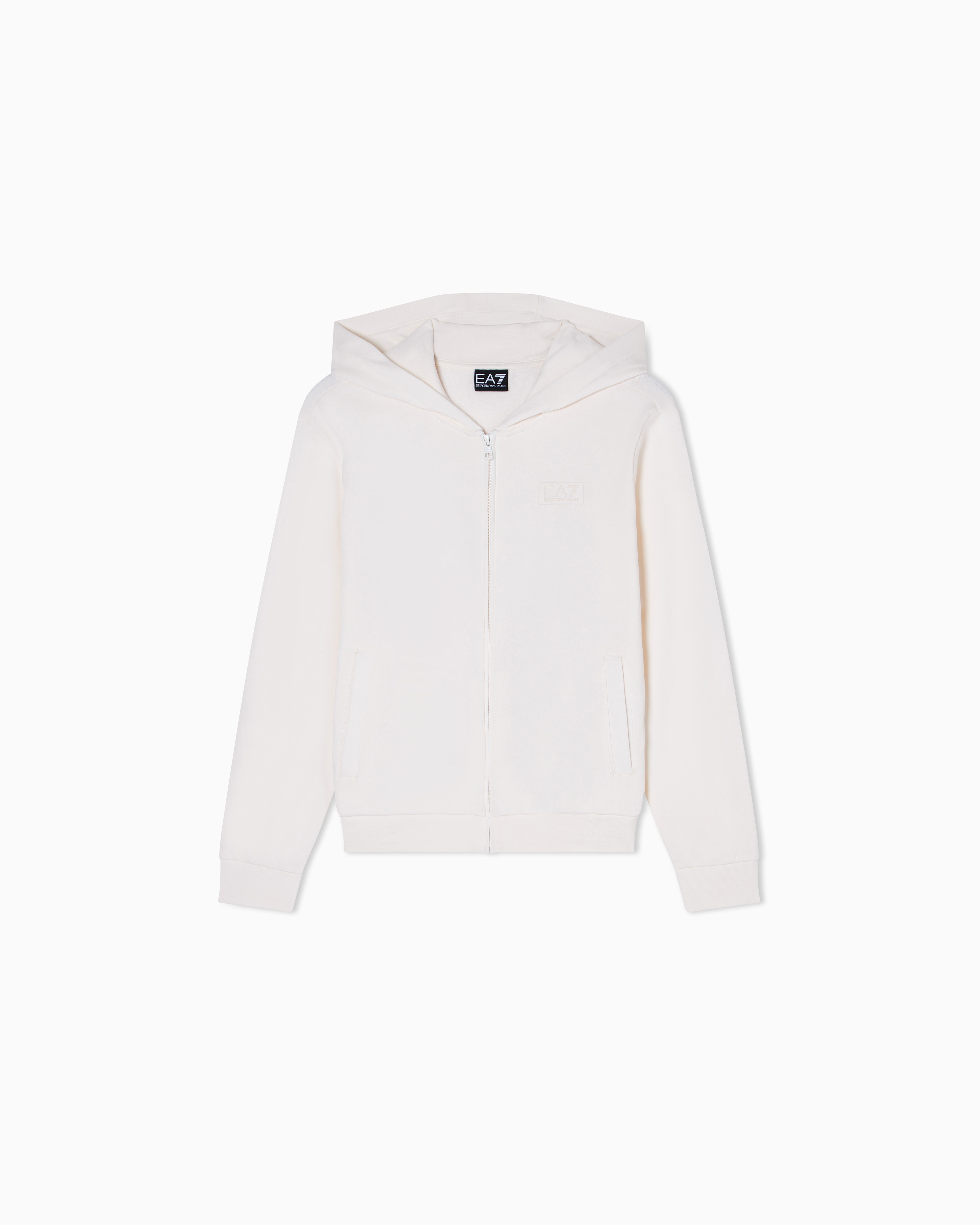Logo Series Boy cotton-blend hooded sweatshirt