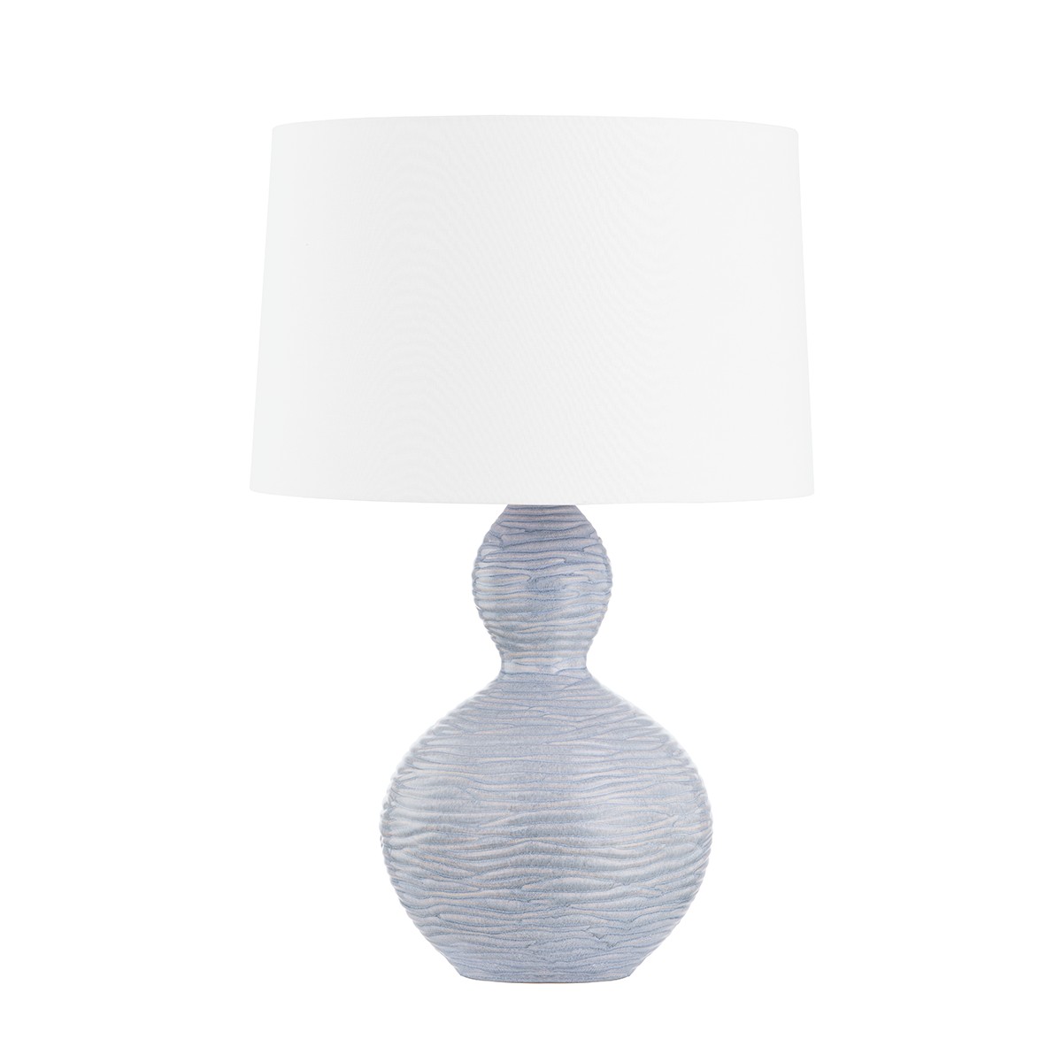 Aged Brass Ceramic Crackle Black One Light Table Lamp from the Cairns Collection