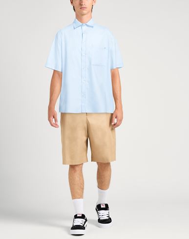 Man Shirt Sky blue Size L Cotton