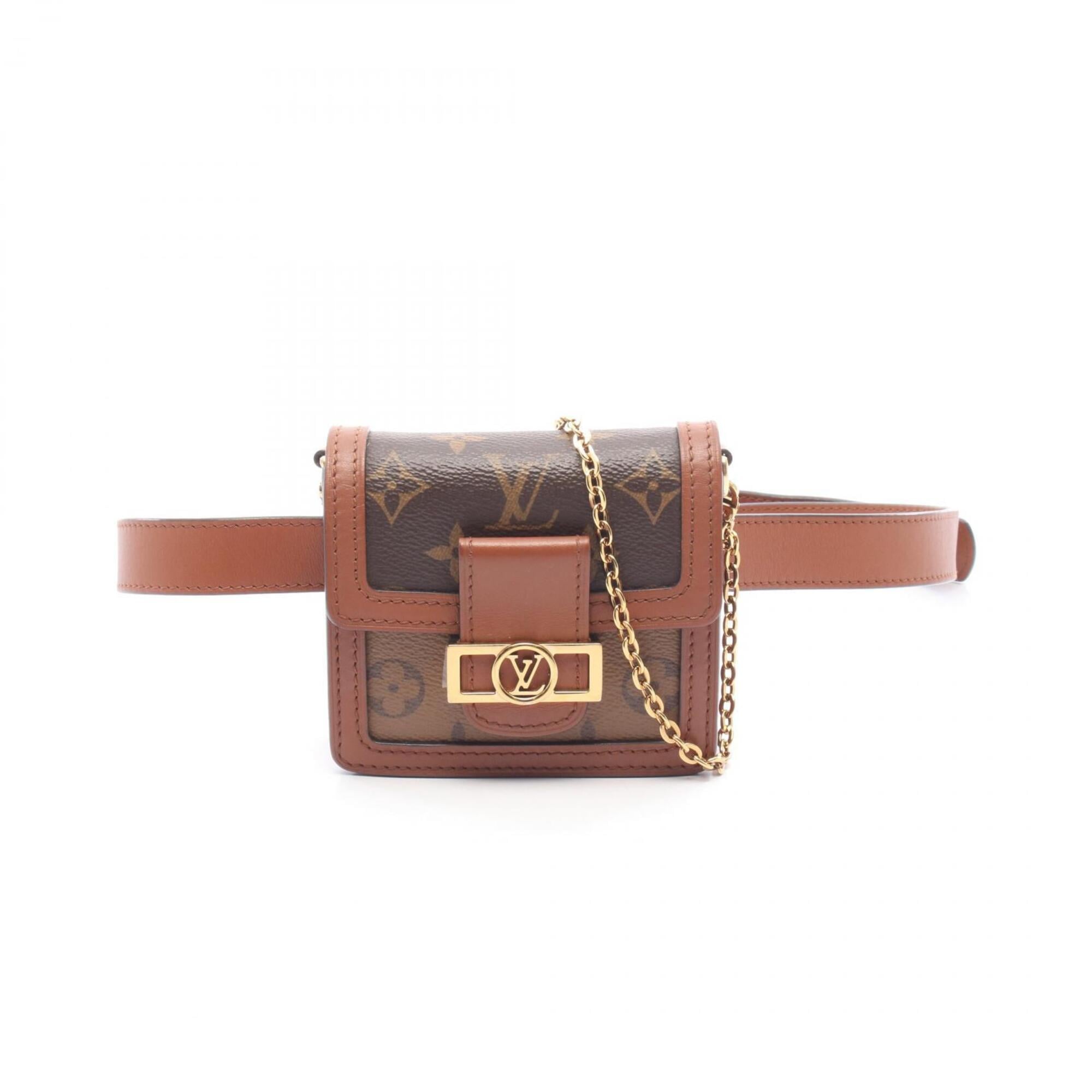 Louis Vuitton Brown Monogram Reverse Coated Canvas Leather Fanny Pack Pre-Owned