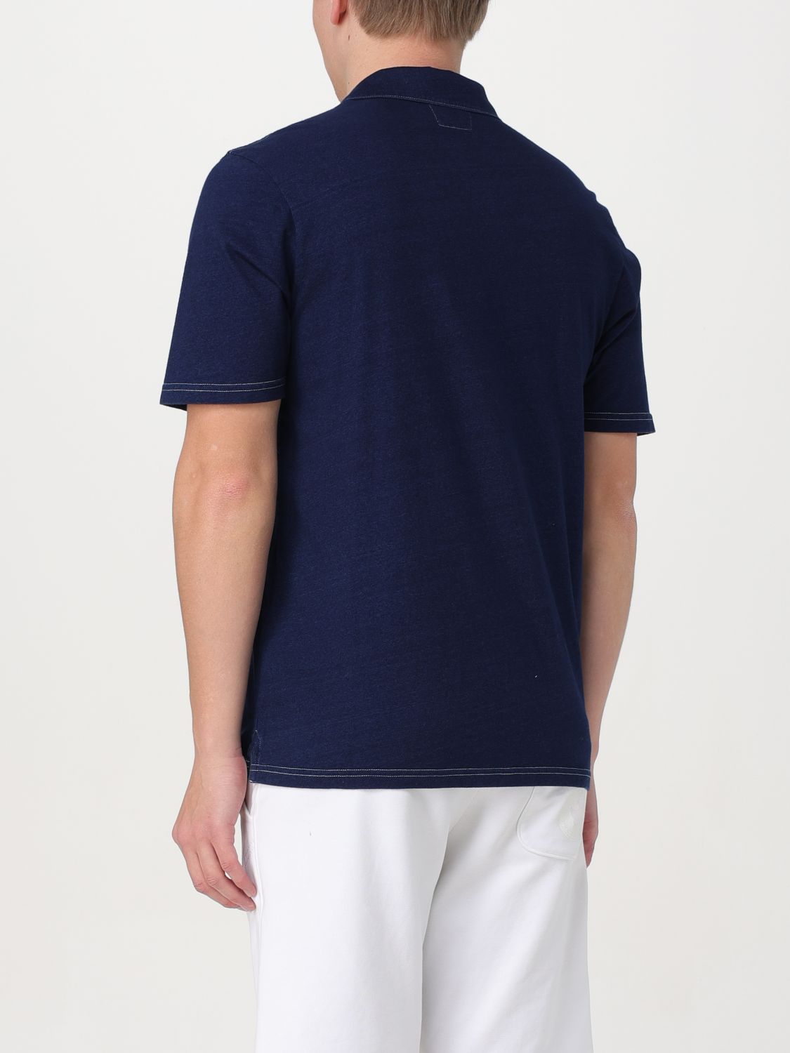 Polo Shirt Men color Blue