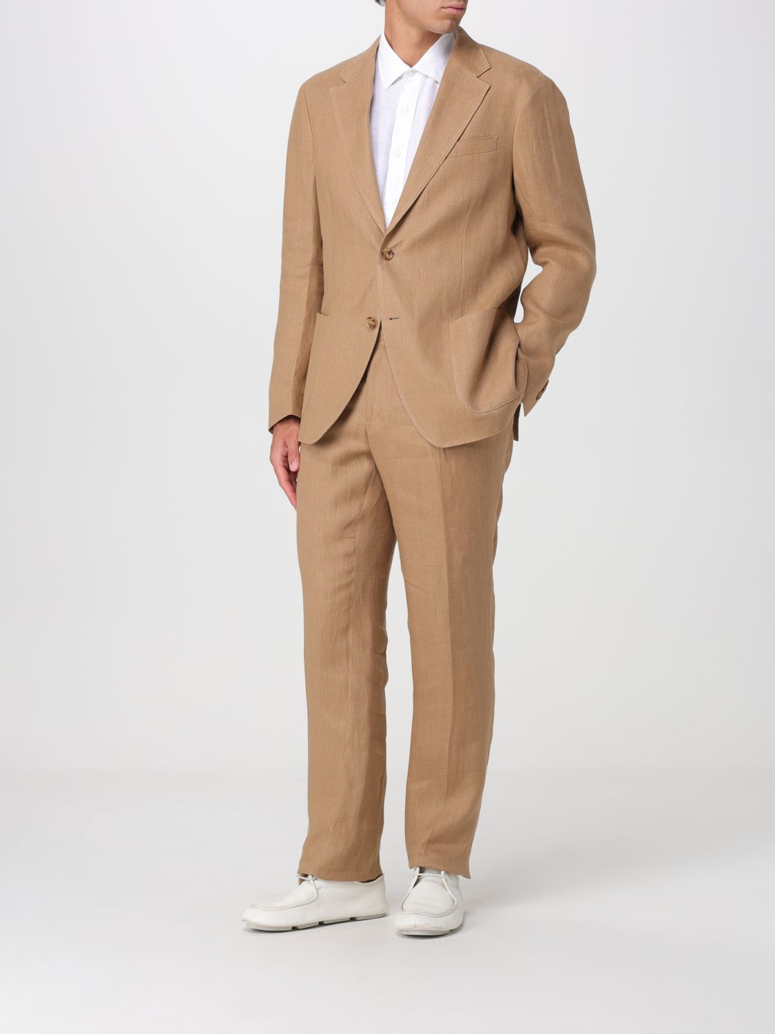 Suit Men color Beige