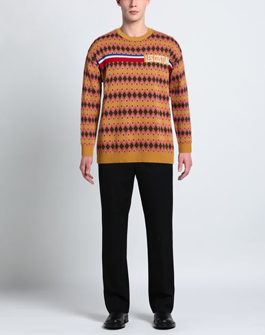 Man Sweater Camel Size L Acrylic
