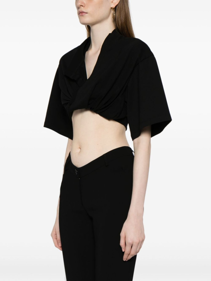 Le Bahia Court cotton T-shirt - Black