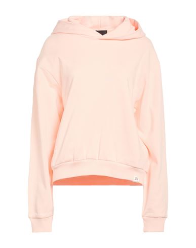 Woman Sweatshirt Pink Size S Cotton, Polyester
