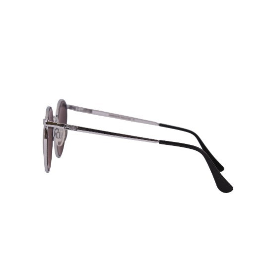 Randolph Engineering Unisex P3020 Bright chrome Outlet sunglasses Metal Silver Grey Round Norma