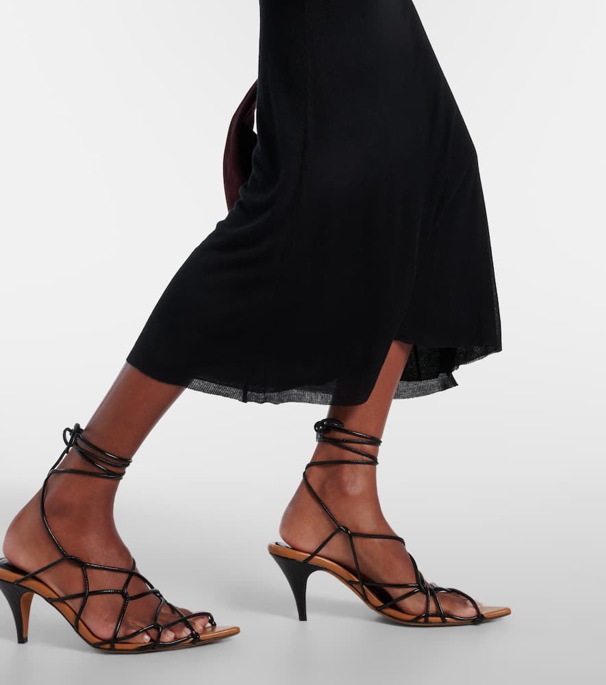 Leesal jersey midi dress