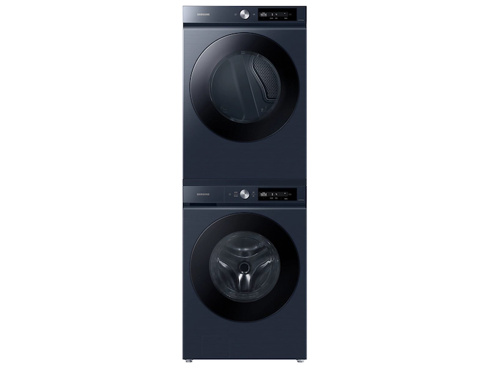 Bespoke 4.6 cu. ft. Large Capacity Front Load Washer with Super Speed Wash and AI Smart Dial in Brushed Navy Blue(WF46BB6700ADUS)