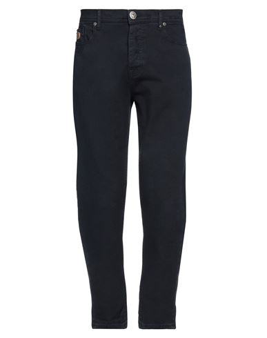 Bl.11 Block Eleven Man Pants Midnight blue Size 34 Cotton, Elastane