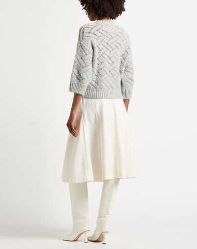 Woman Sweater Light grey Size 2 Alpaca wool, Virgin Wool, Polyamide, Viscose, Metallic fiber