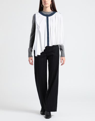 Woman Shirt White Size 6 Cotton, Polyester, Elastane