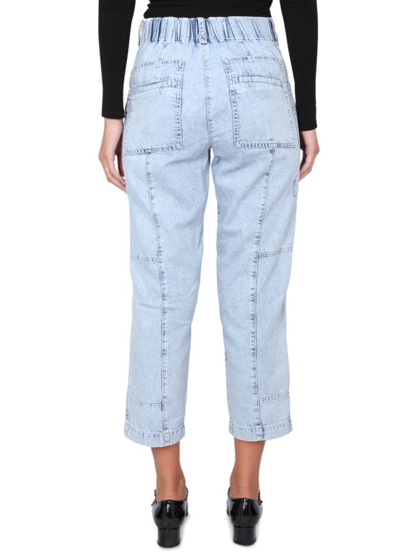 Blue Relaxed High Rise Jeans