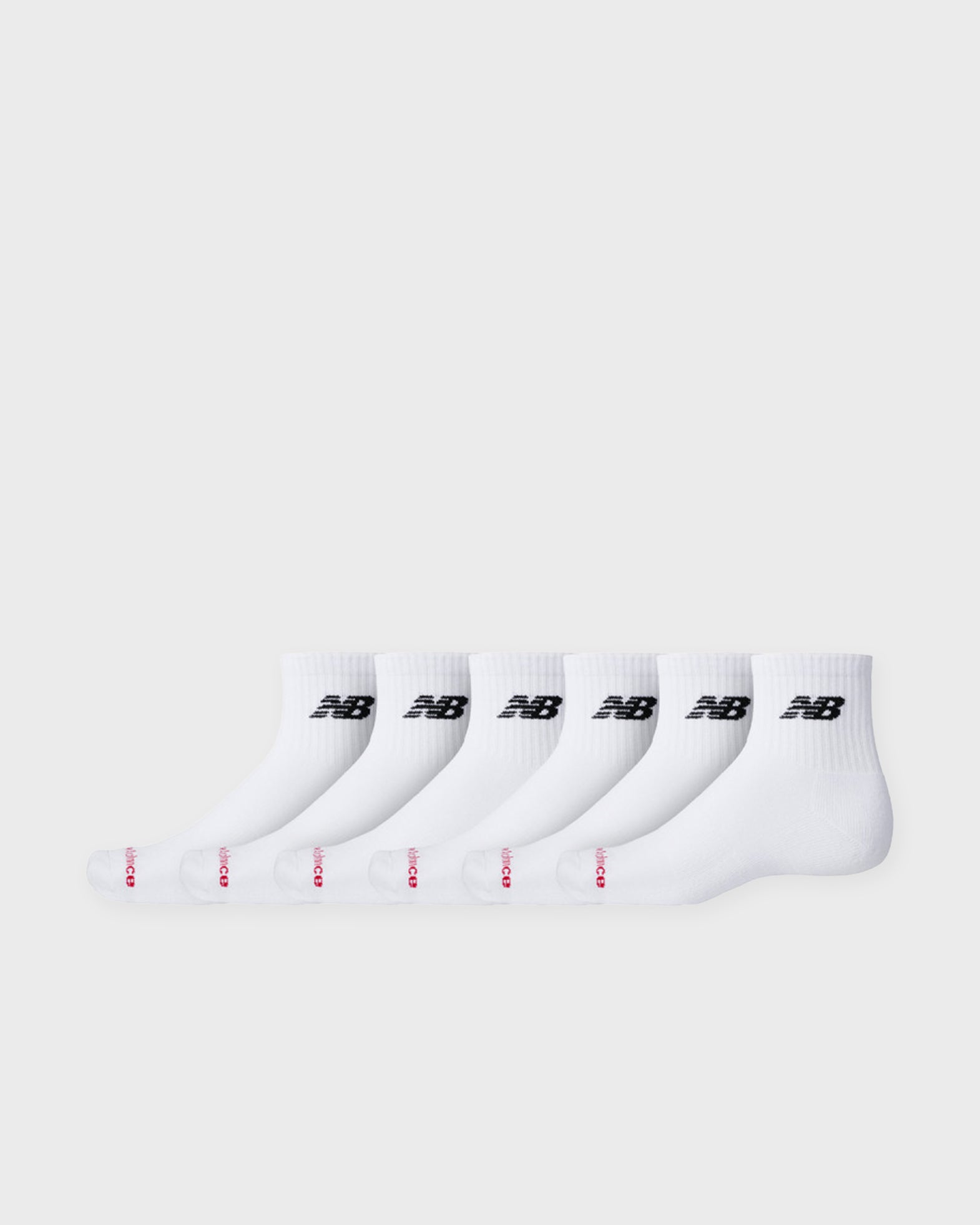 New Balance Socks NB Everyday Ankle 6 Pairs White