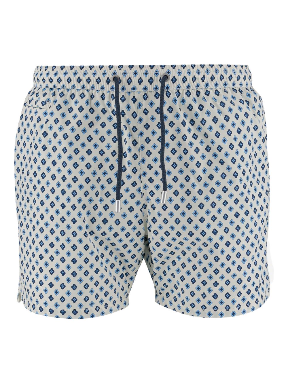 All-over print swim shorts - White