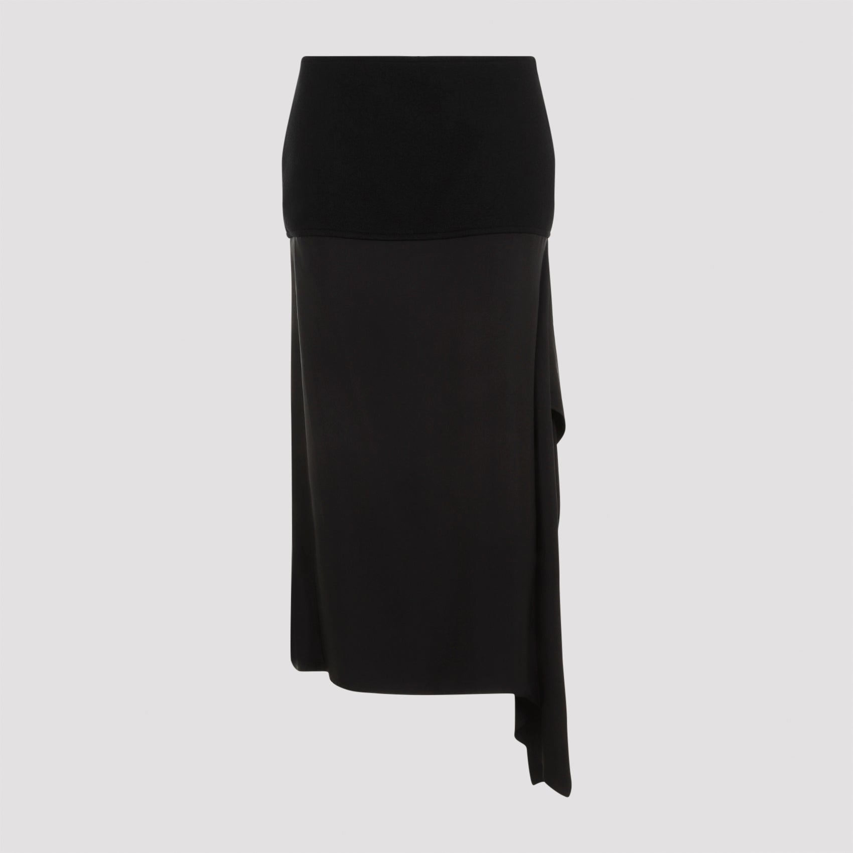 Chic Wool Midi Skirt